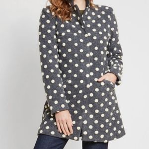 Modcloth Salient Style Wool Coat